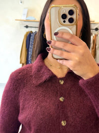 Gilet bordeaux - Manon