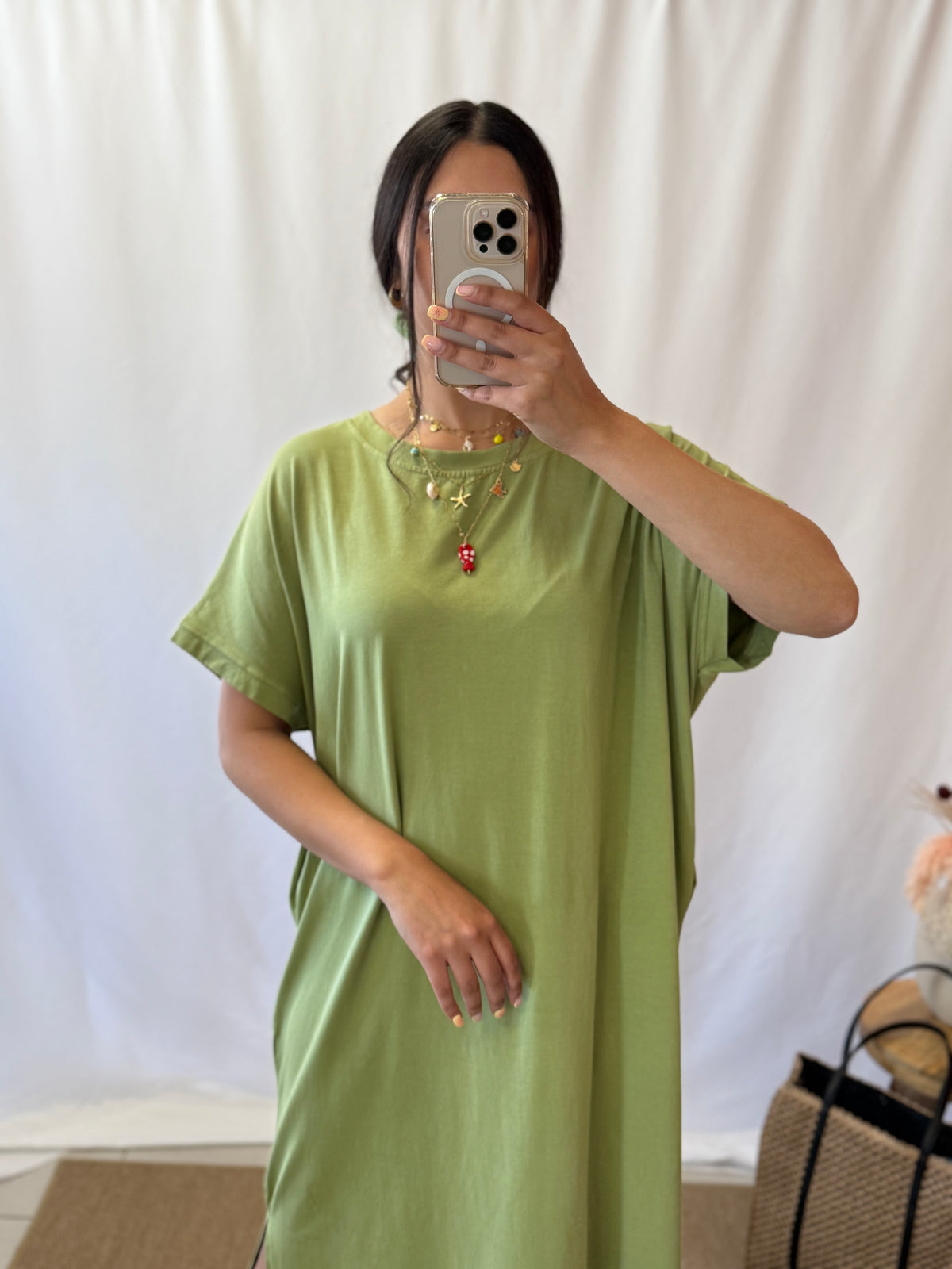 Robe tee shirt olive - Clodi