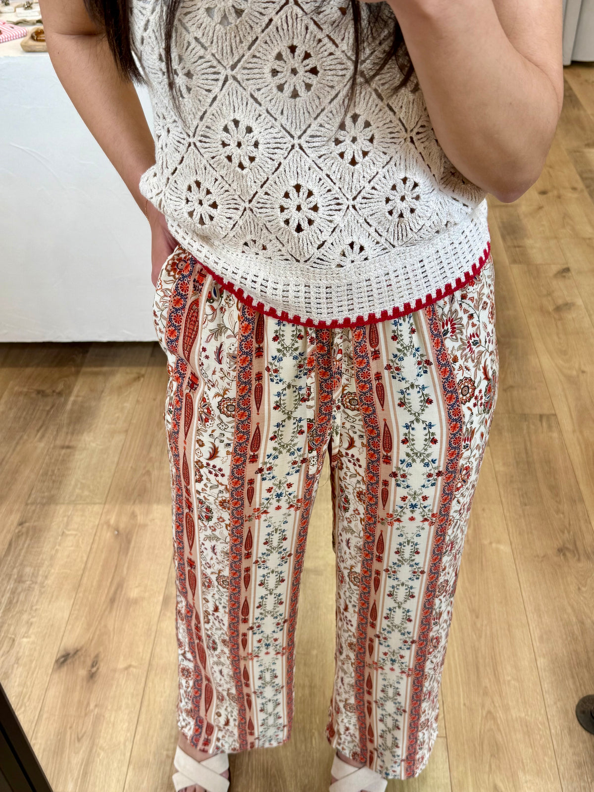 Pantalon fluide motifs - Mila