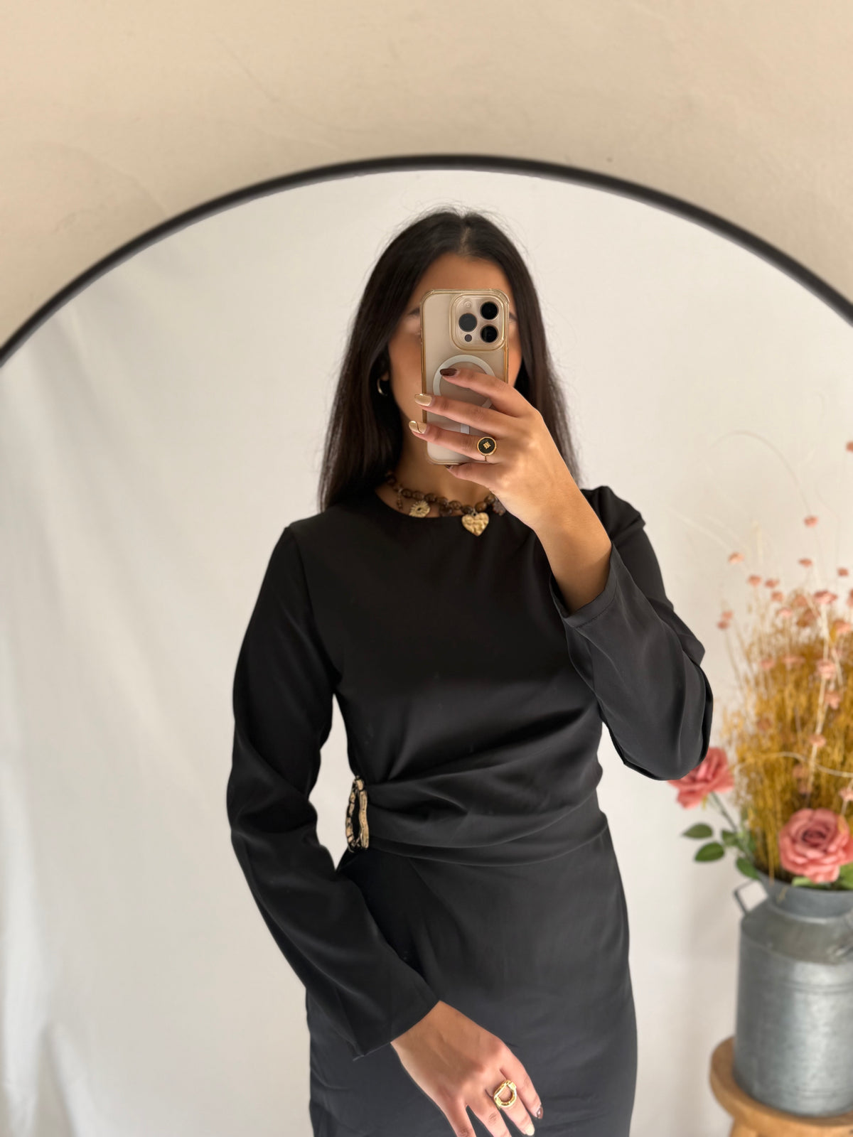 Robe long noir - Romy