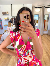 Robe courte fushia - Julia