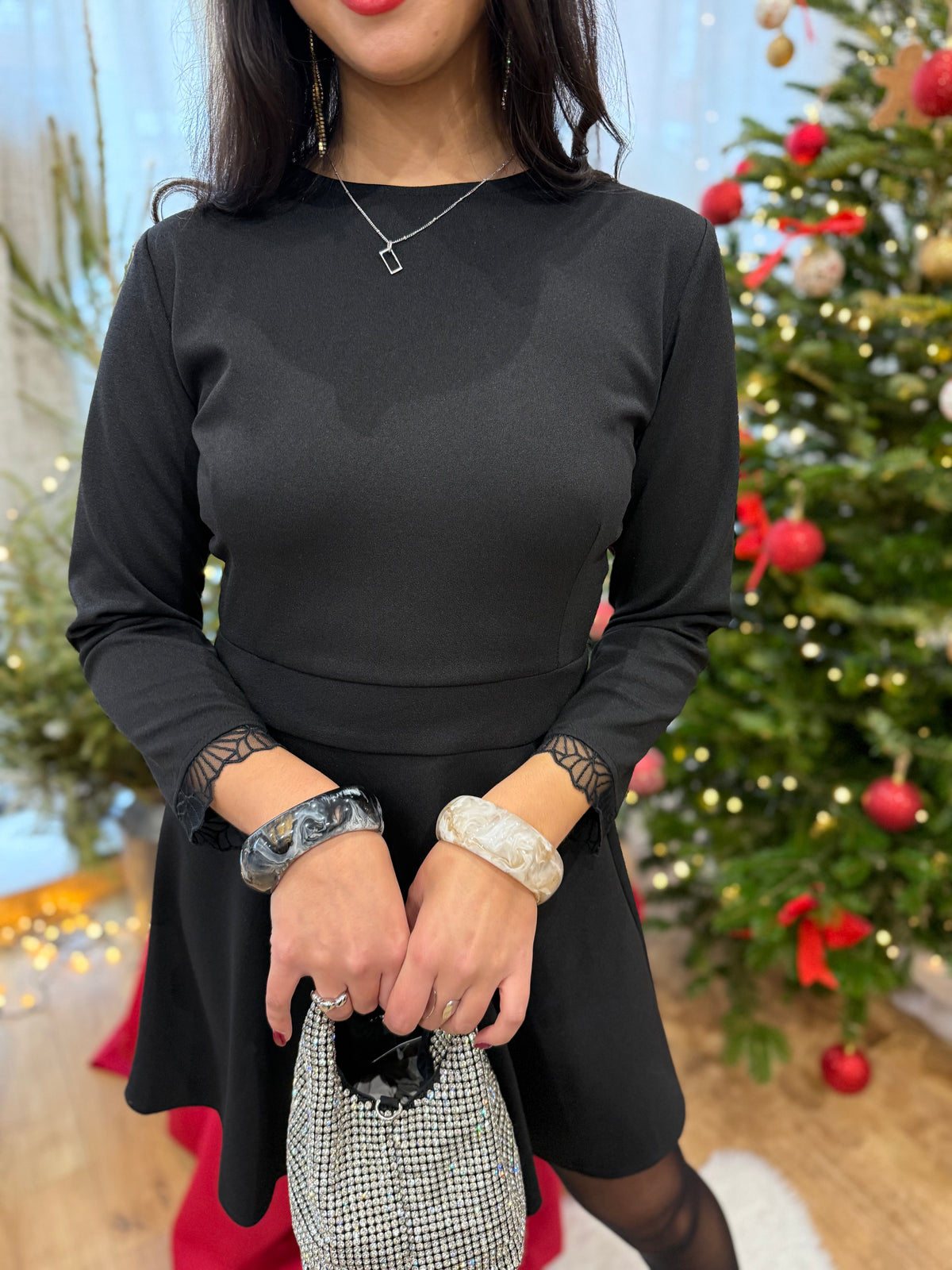 Robe dos nue noir - Garance