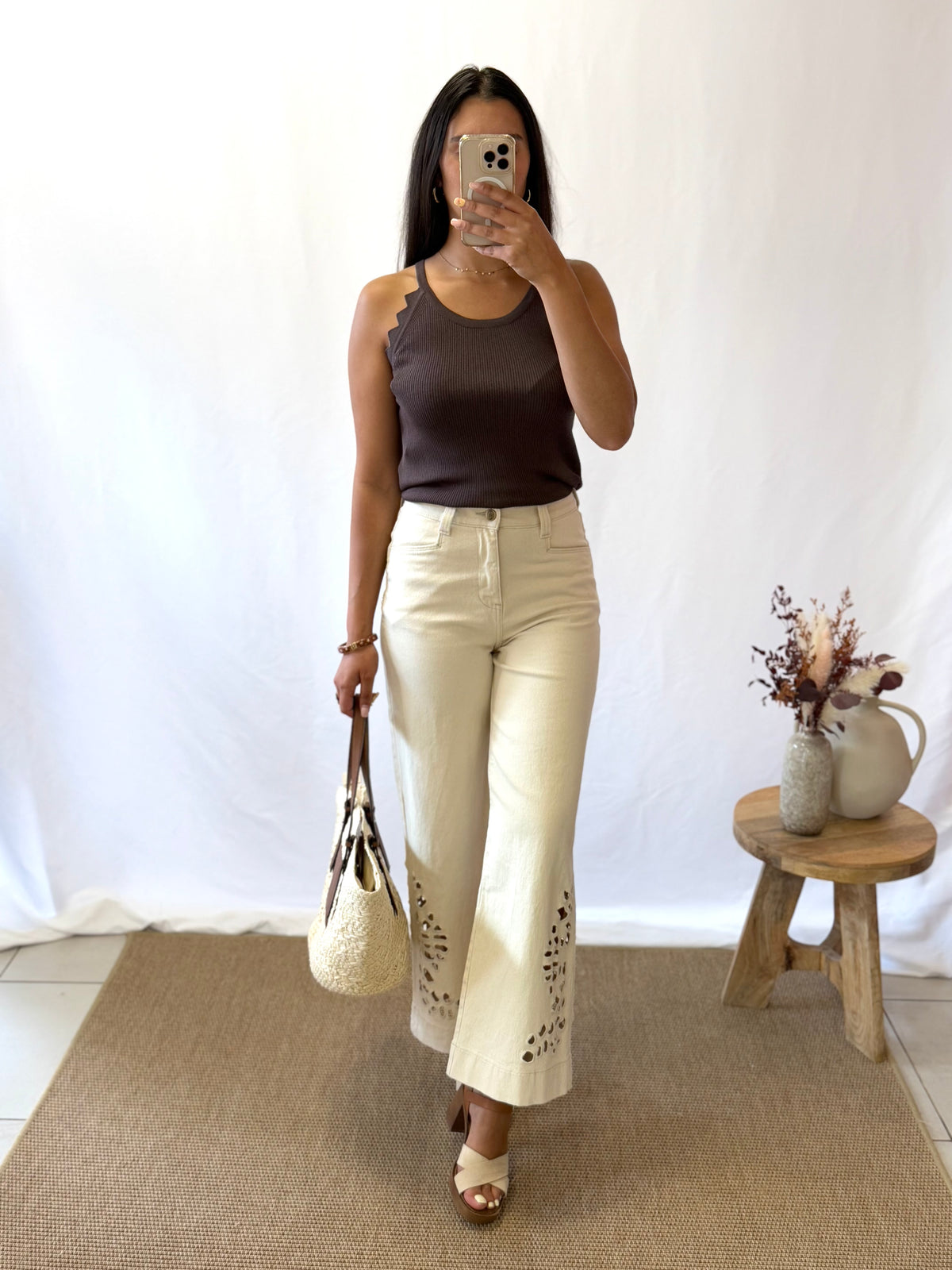 Top marron - Mel