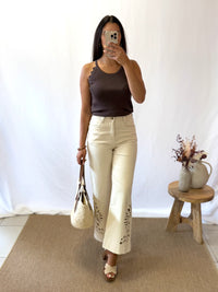 Top marron - Mel