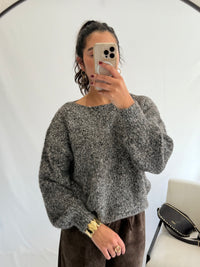 Pull chiné gris - Auguste