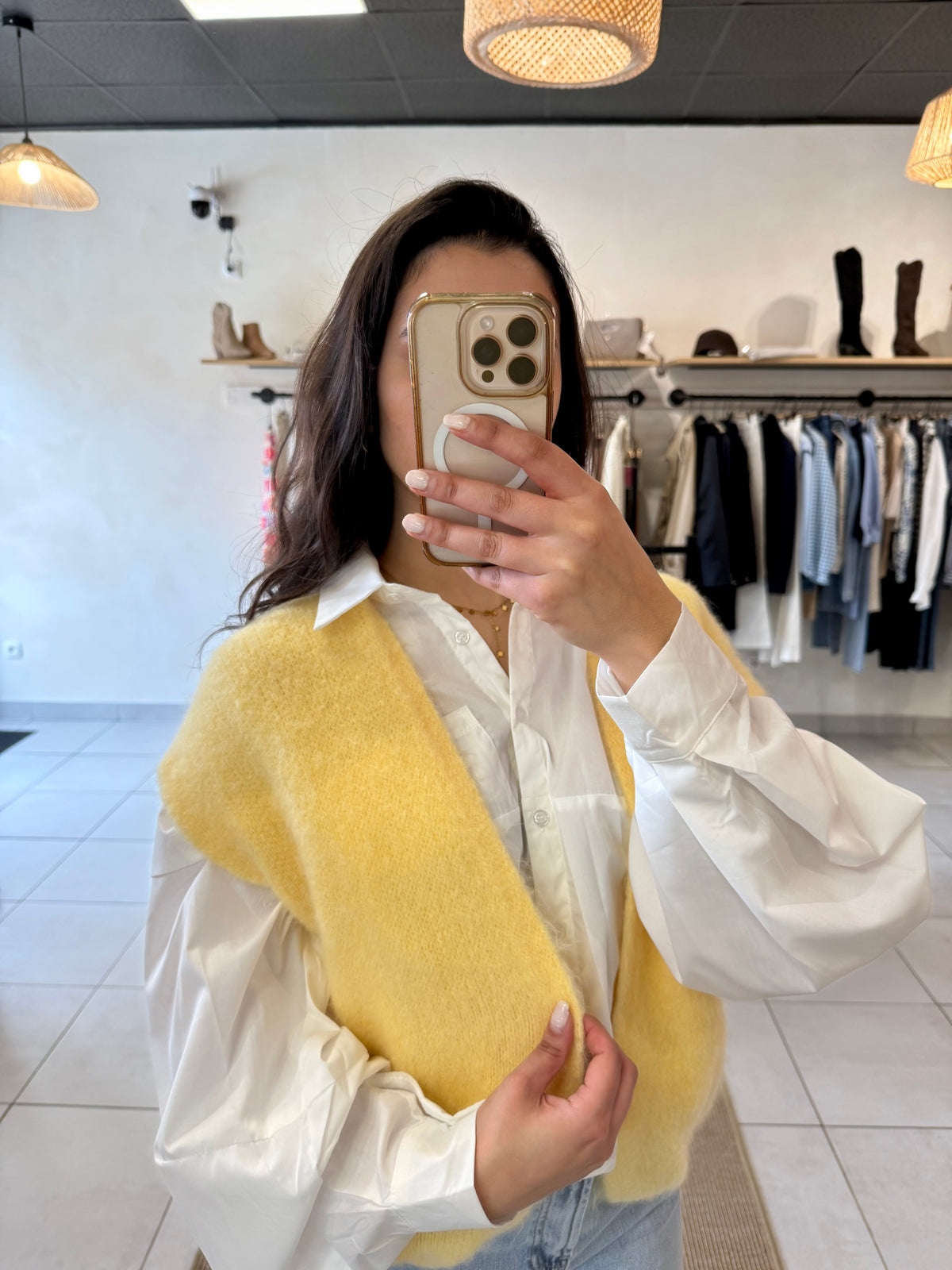 Gilet sans manche - Jaune
