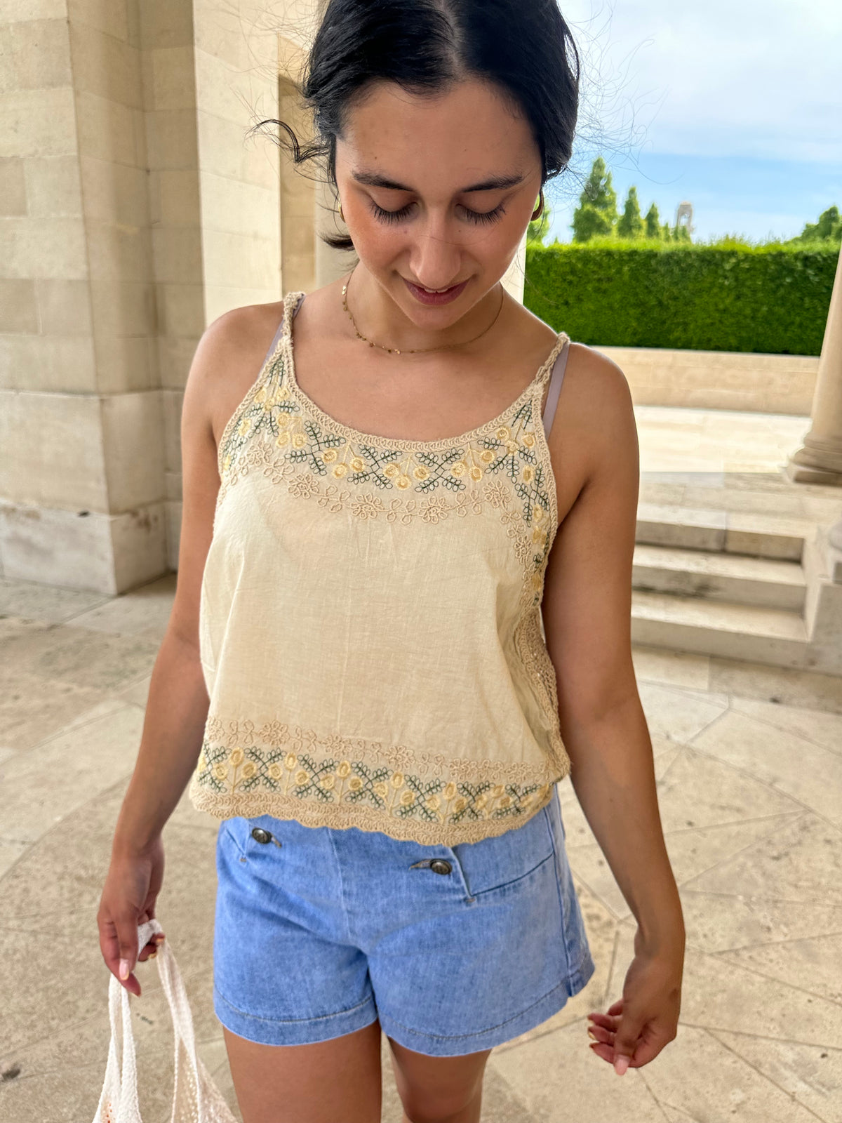 Top beige motifs - Hugo