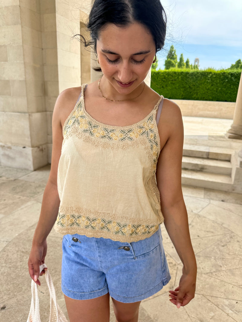 Top beige motifs - Hugo