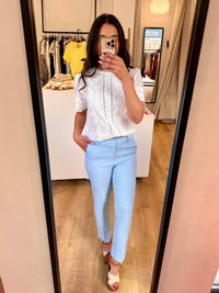 Pantalon bleu ciel - Hortence