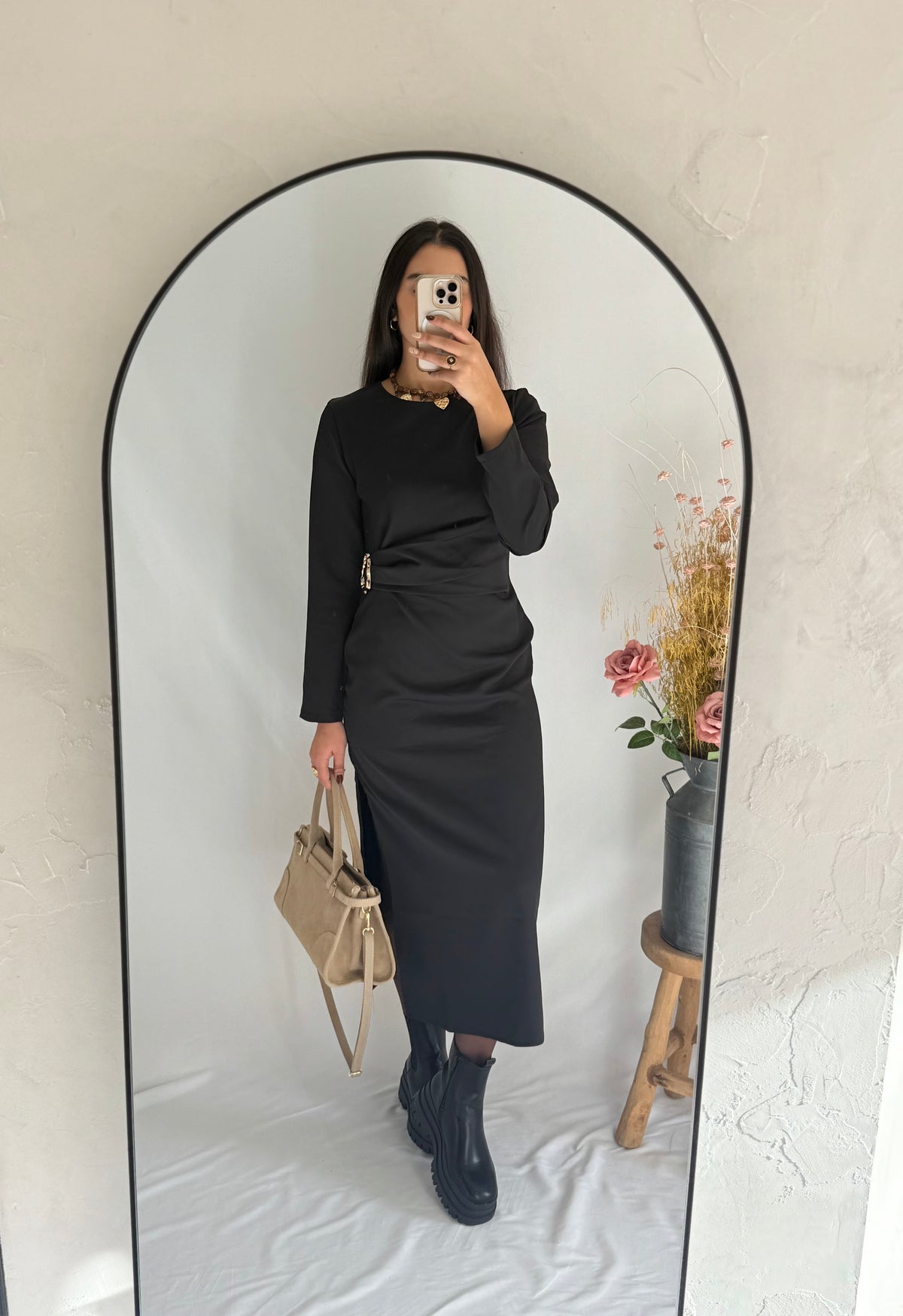 Robe long noir - Romy