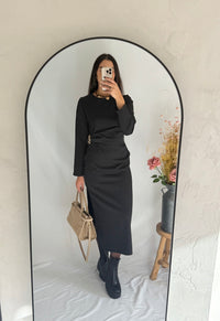 Robe long noir - Romy