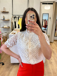 Blouse beige - Tom