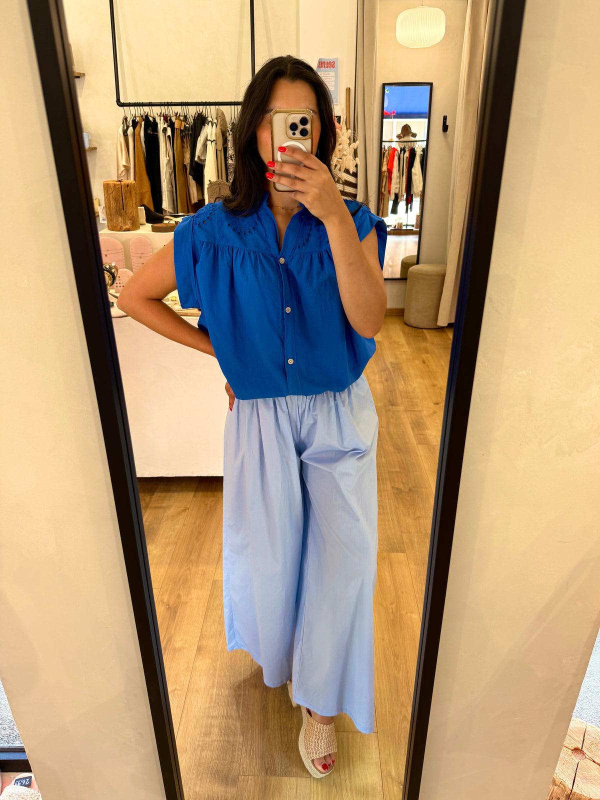 Pantalon bleu - Anaïs