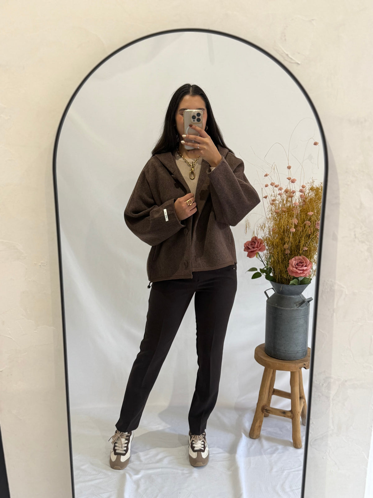 Pantalon chocolat- Hortence