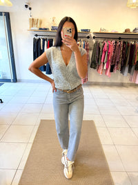 Gilet gris - Alma