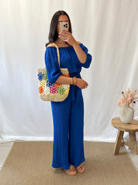 Ensemble bleu royal - Luna