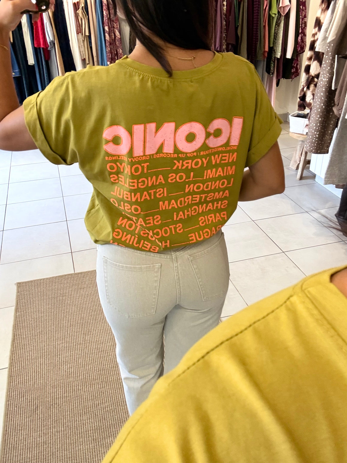 Tee shirt olive - iconic