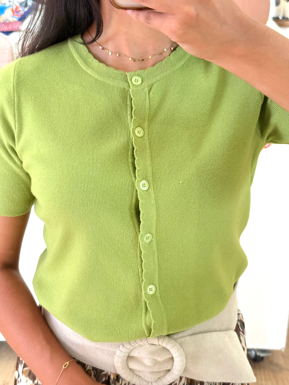 Haut olive - Astrid
