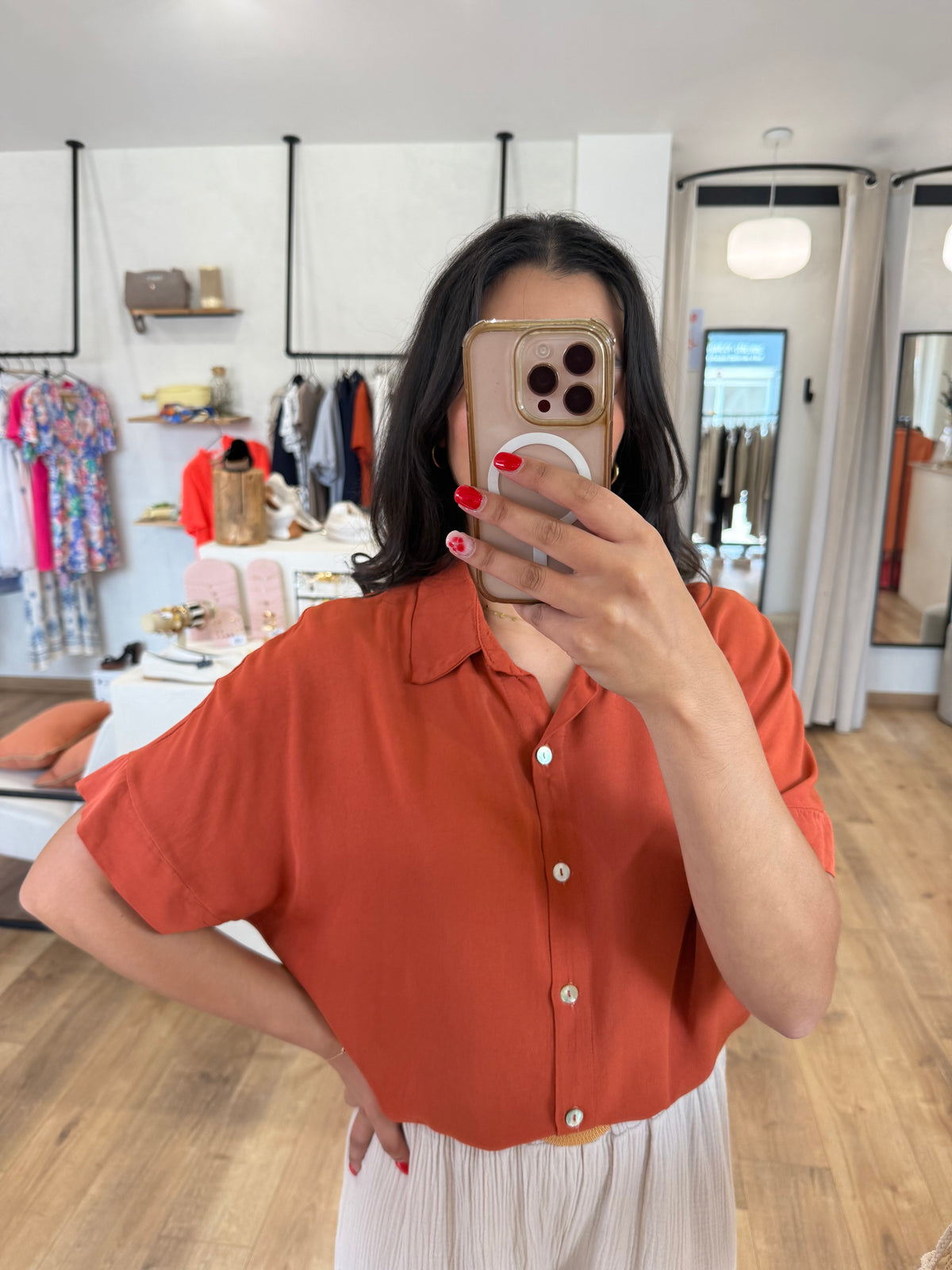 Blouse brique - urina