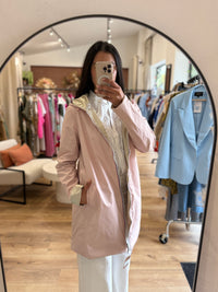 Parka rose argent- Leon