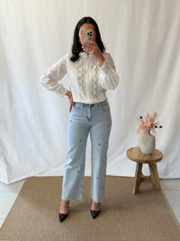Blouse broderie blanc - Briam