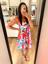 Robe Motifs Rose - Manon