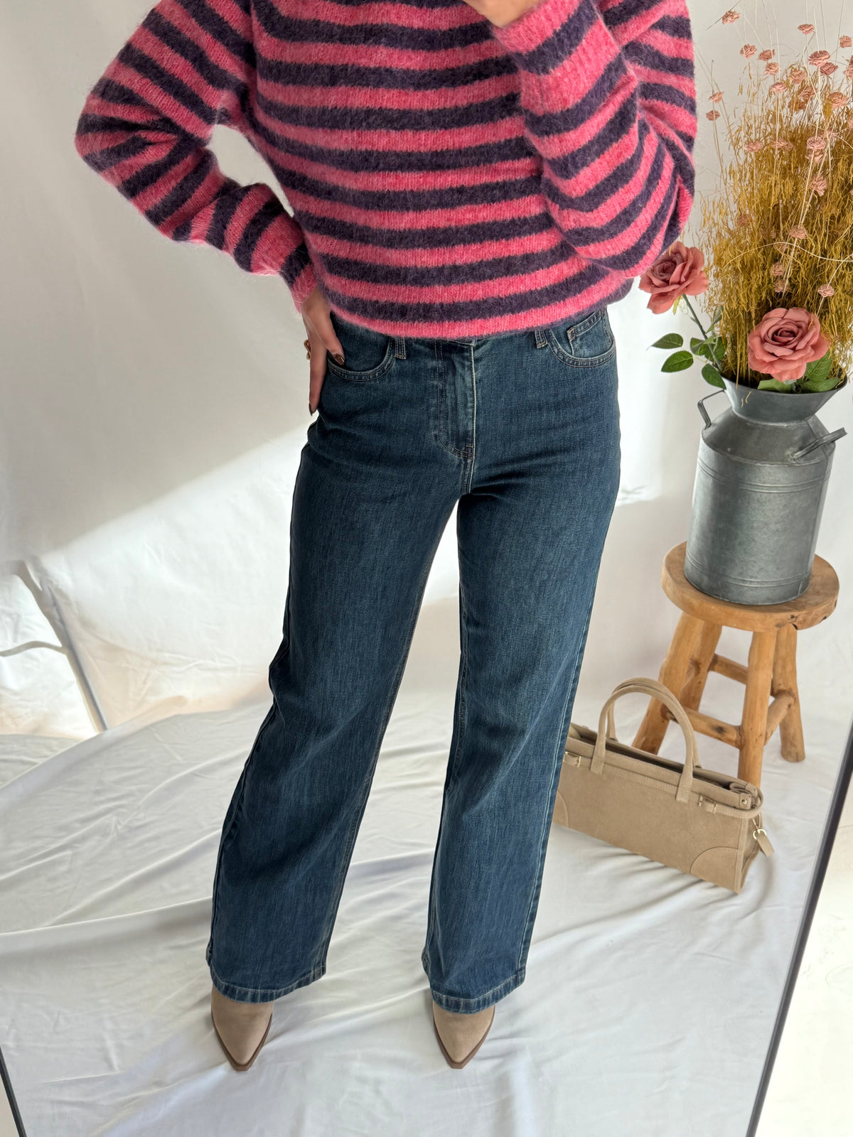 Jean bleu foncé - Barbara