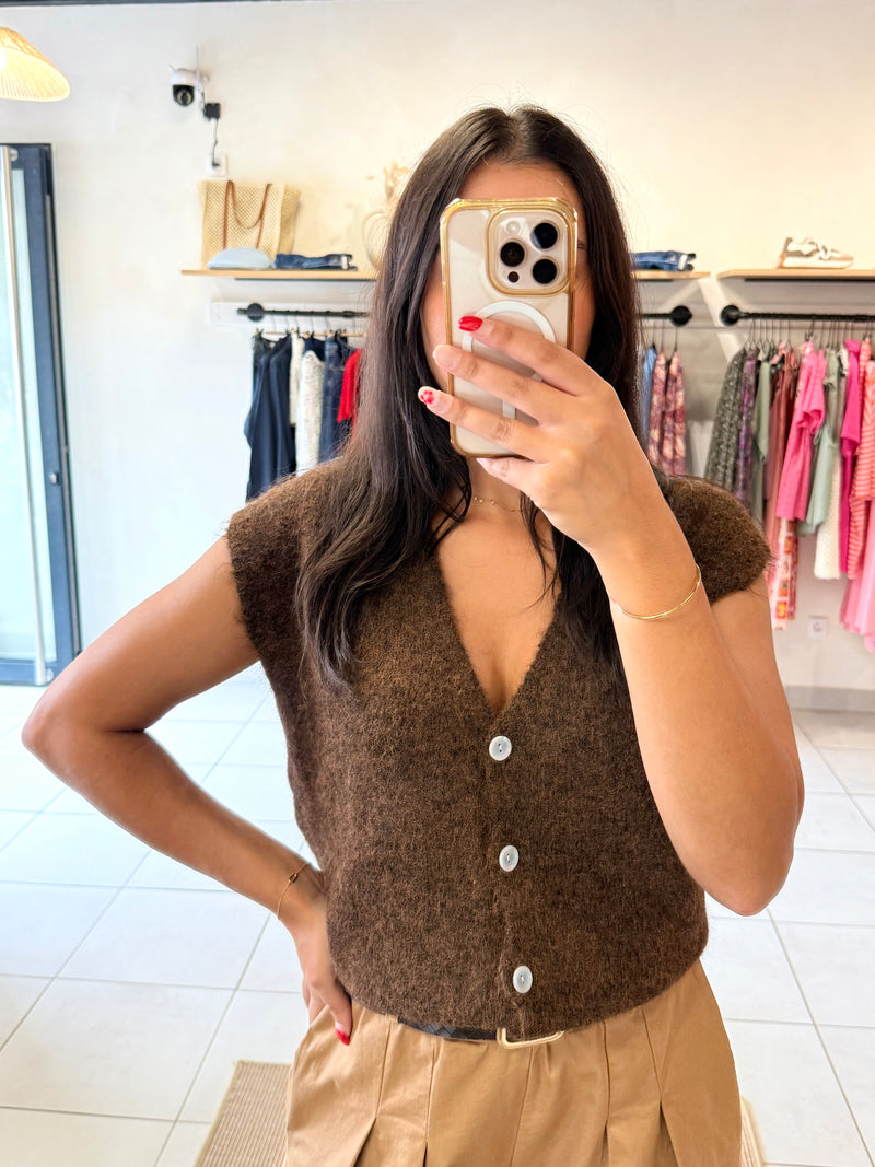 Gilet choco - Alma