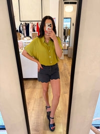 Blouse olive - Emilie