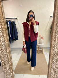 Gilet Bordeaux - ASTHER