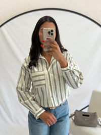 Blouse rayure beige - Nias