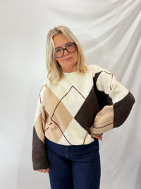 Pull losange Camel GT - Lou