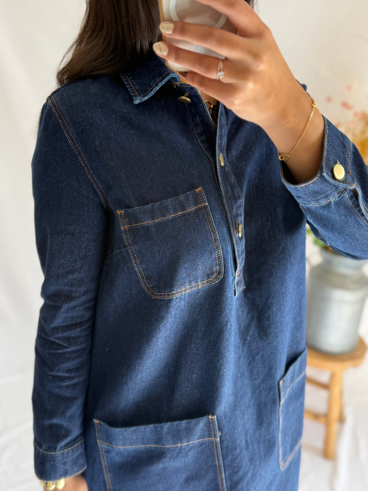 Robe jean brut - Rebecca