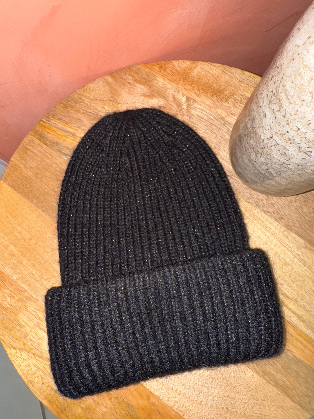 Bonnet Laine Noir - Agathe