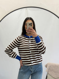 Haut rayure choco - Vic