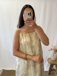 Robe longue beige- Lona