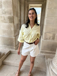 Chemise lin jaune - Tom