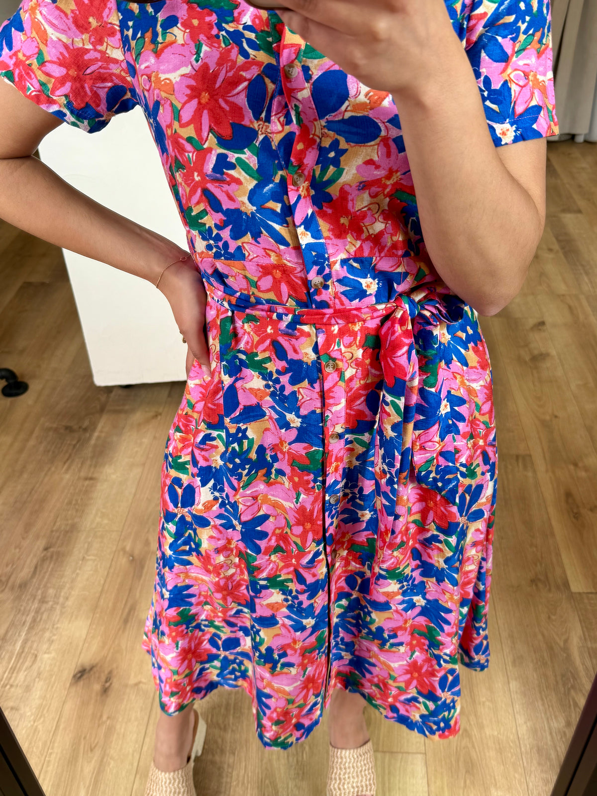 Robe motifs bleu - Hugo