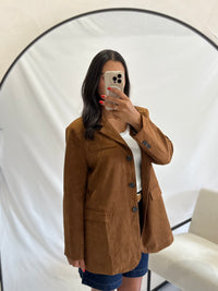 Blazer suédine - Brown