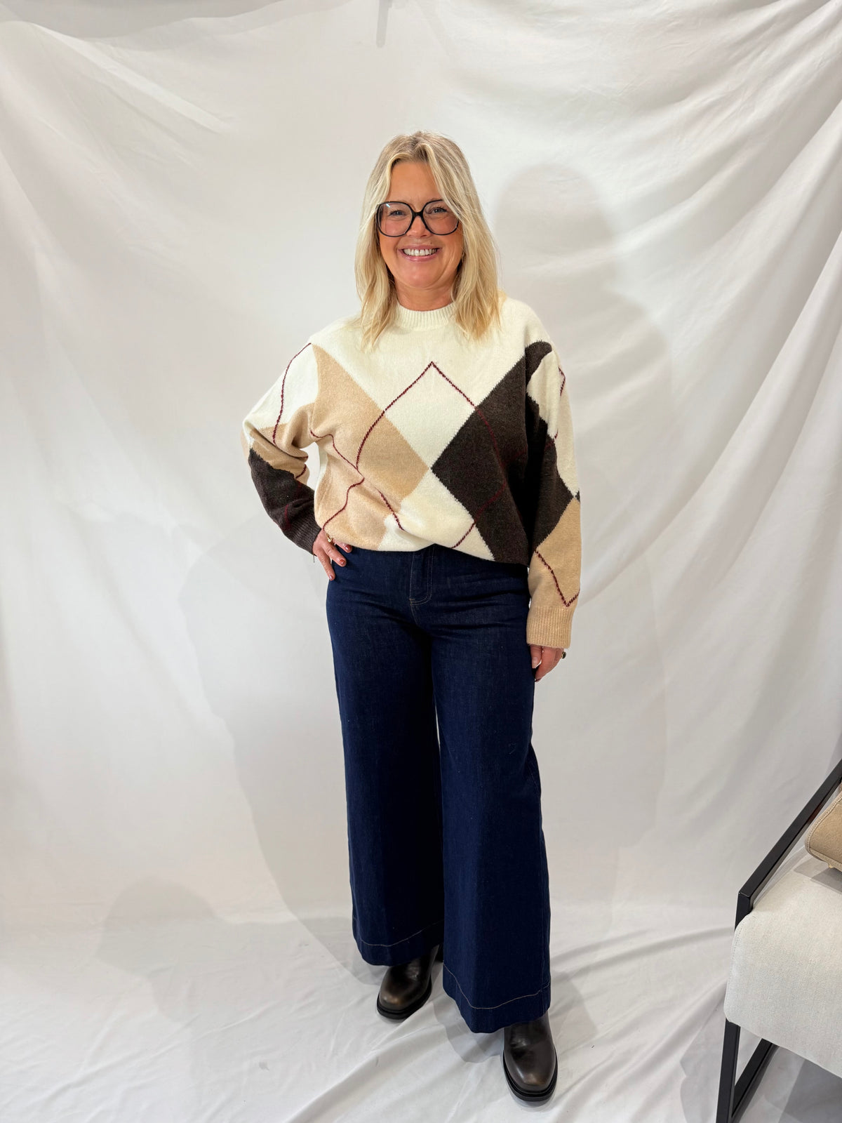 Pull losange Camel GT - Lou