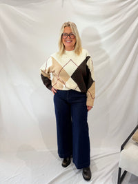 Pull losange Camel GT - Lou