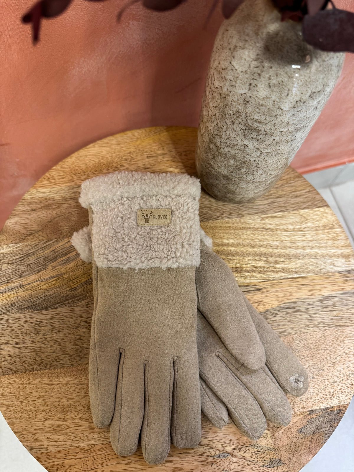 Gant daim / moumoute - Nany