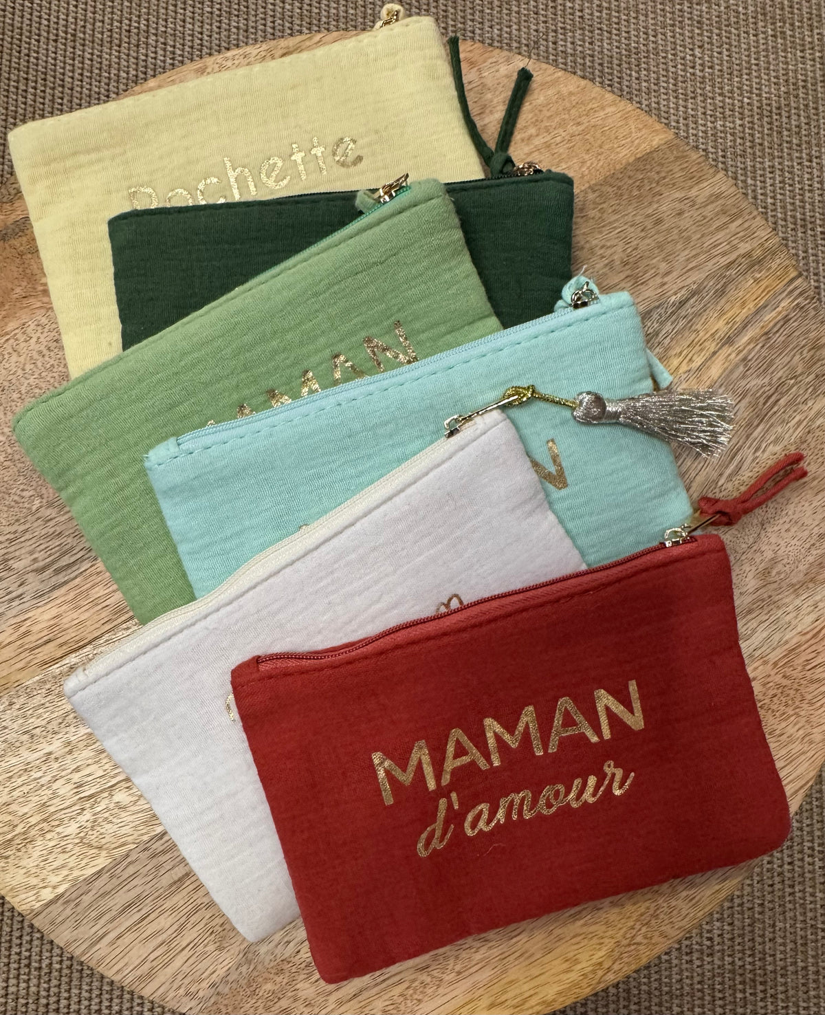 Pochette gaze de coton