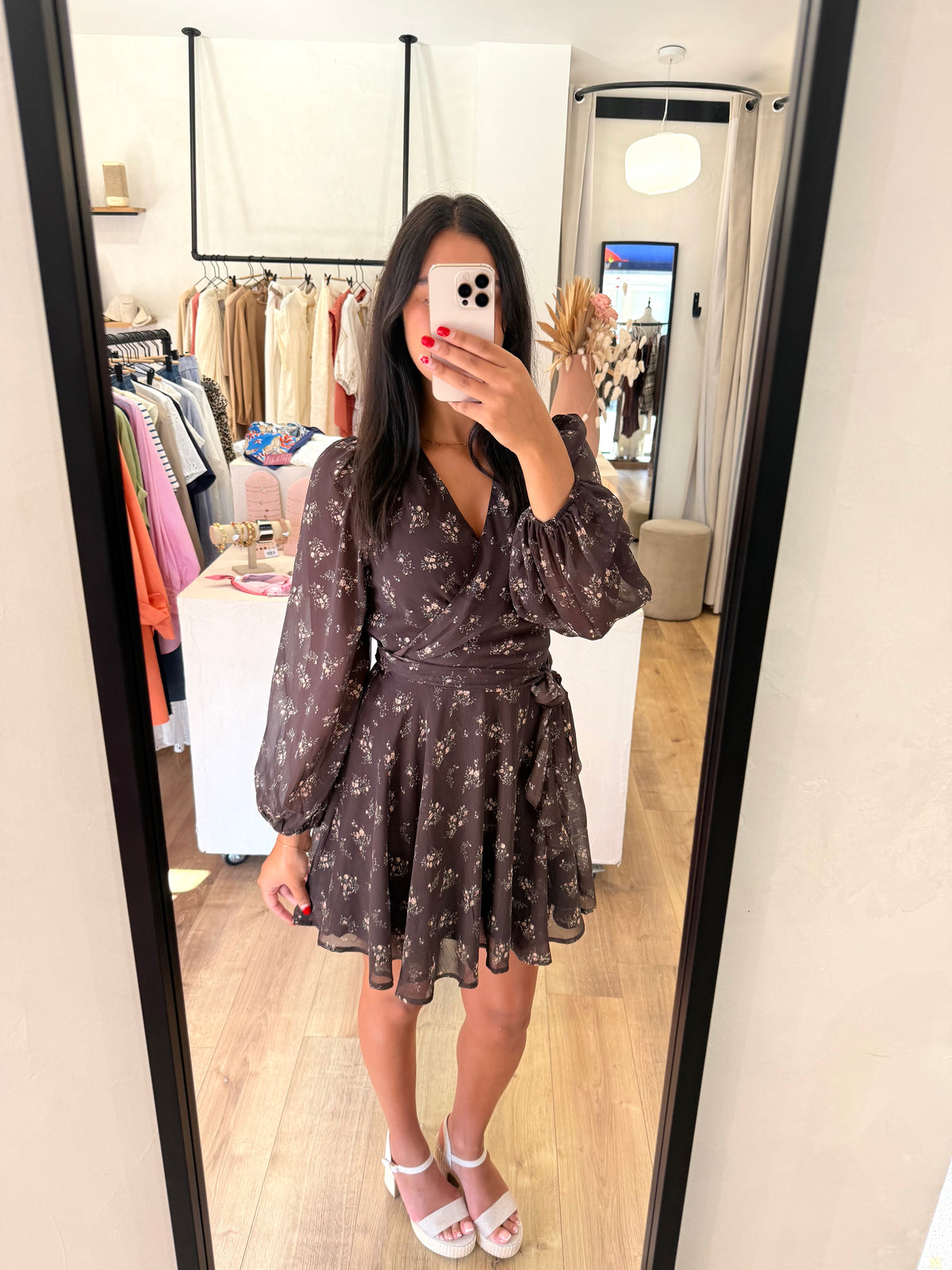 Robe motifs choco - jade