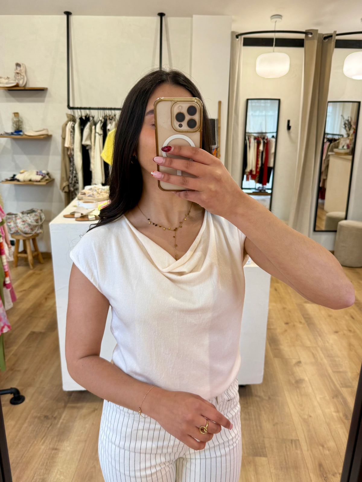 Haut beige - Emma