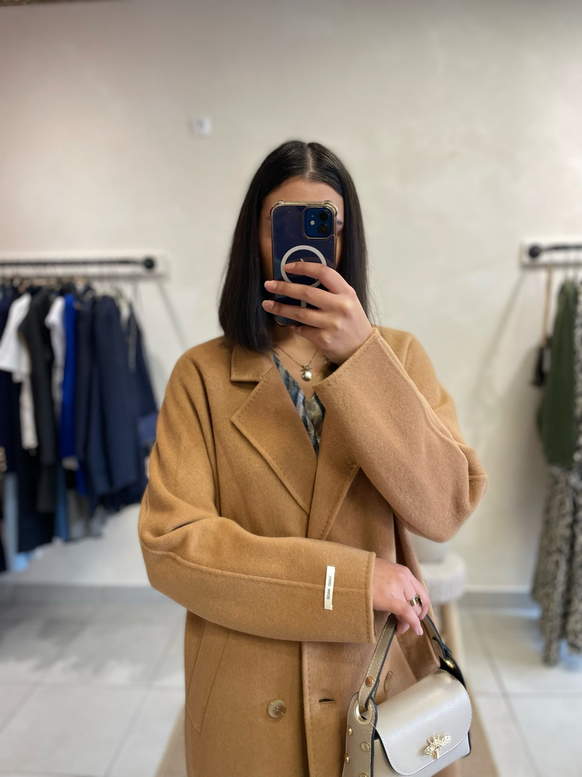 Manteau Laine Camel - ELOISA