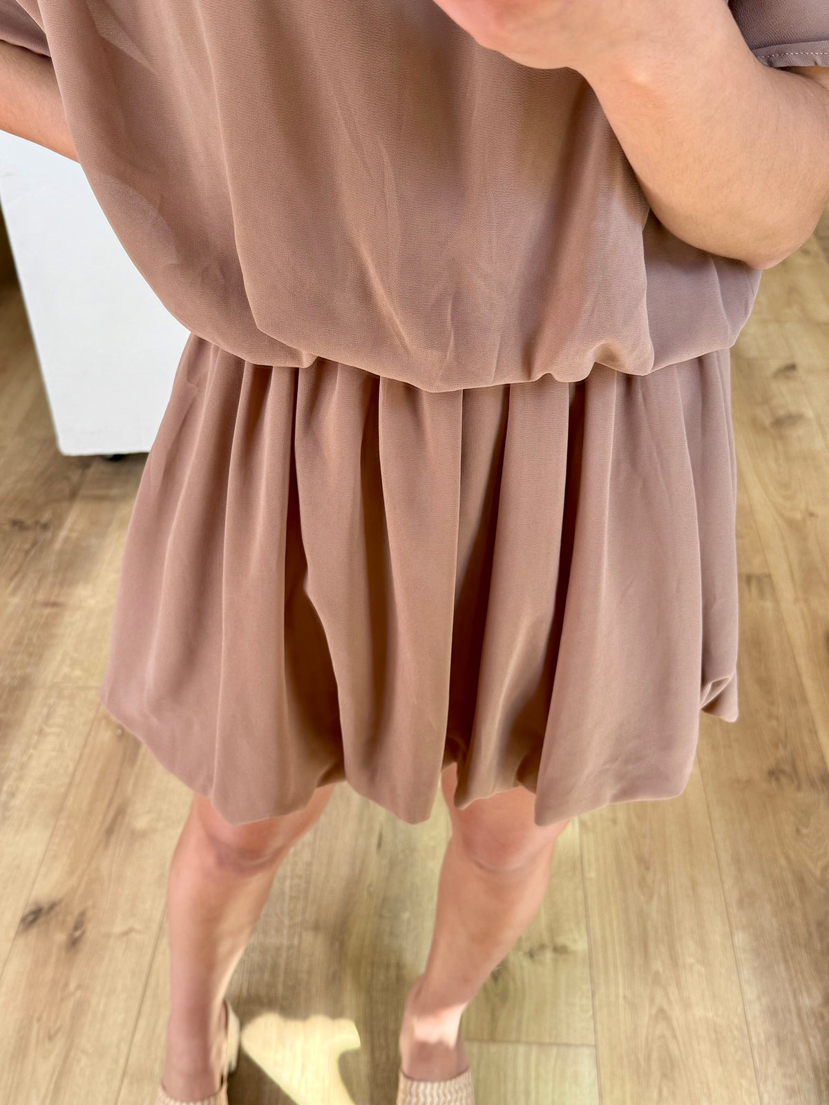 Robe courte marron - Alba