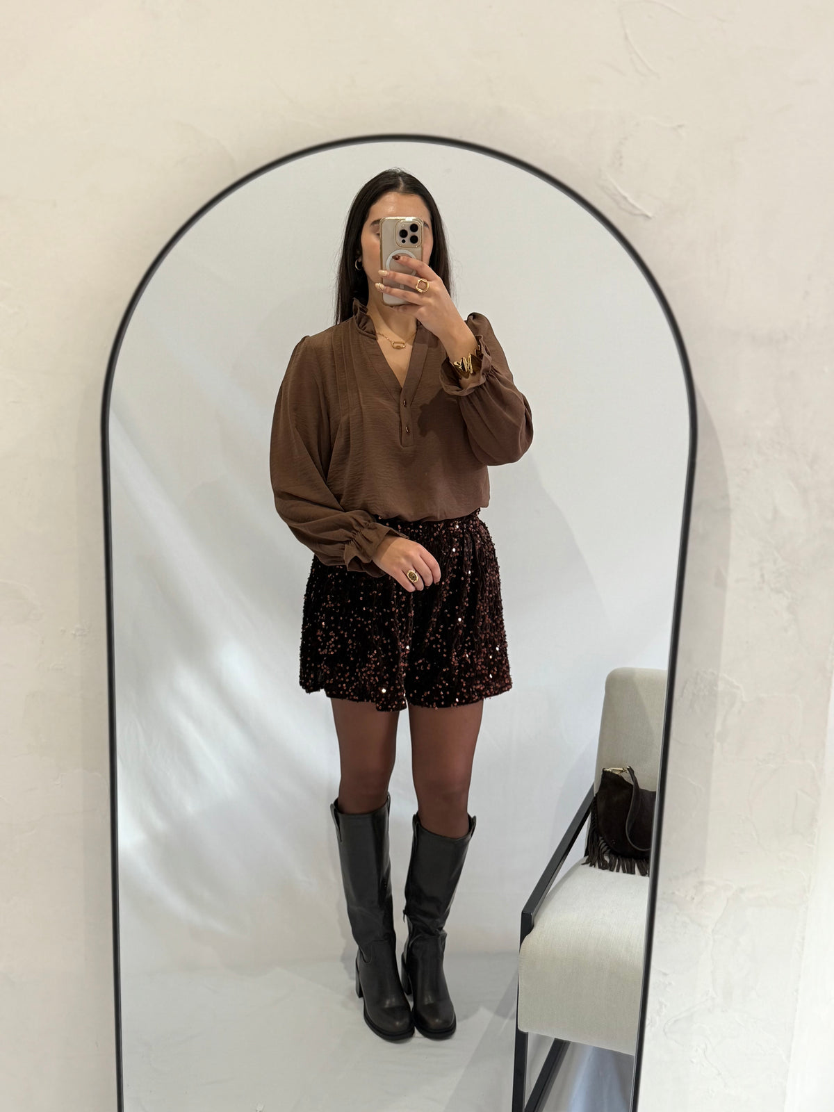 Short sequins café - Ines