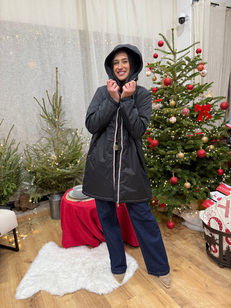 Parka fourrée noir - Leon