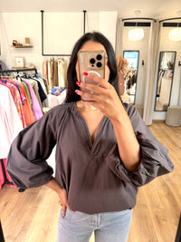 Blouse choco - Lea